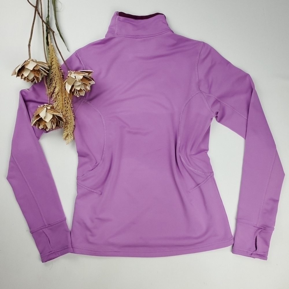Nike Lavender Mock Turtle Pullover Running Shirt S - Picture 9 of 14